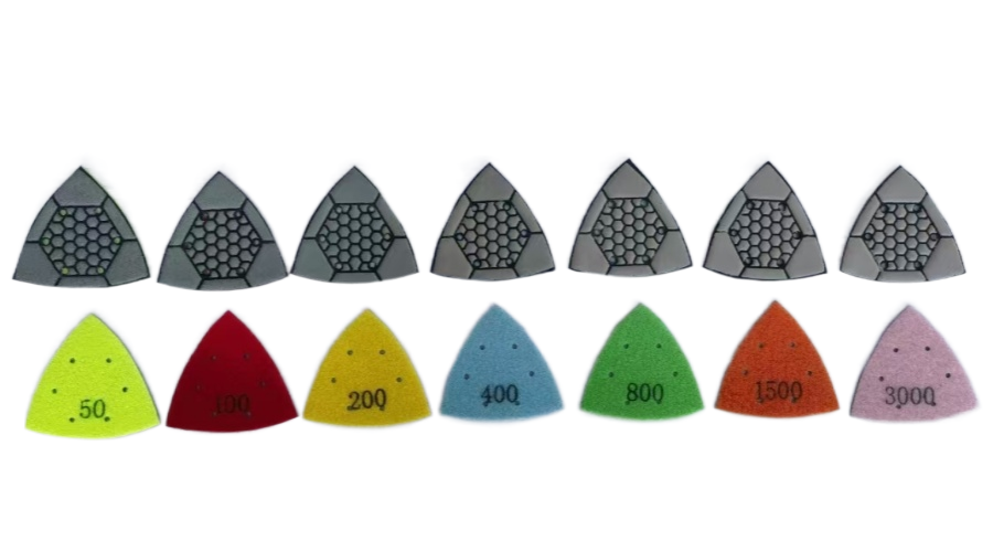  Triangle resin pad